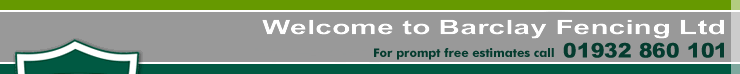 Barclay Fencing | 01932 860101